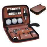 Portable Golf Accessories Set Tool Kit with Carrying Case - Rear View