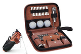 Portable Golf Accessories Set Tool Kit with Carrying Case - Close-Up Angle