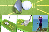 Golf Training Mat Set for Swing Detection - Side View