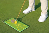 Golf Training Mat Set for Swing Detection - Top-Down View