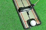Golf Putting Mirror for Swing Practice Posture Correction - Top-Down View