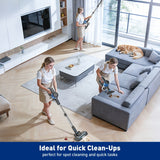 Cordless Vacuum Cleaner, 8 In 1 Powerful Suction Lightweight Vacuum Cleaner For Home, Led Display, 3 Suction Modes, 55Kpa Powerful Suction，45mins Detachable Battery Vacuum For Hard Floor Carpet Pet Hair