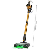 Cordless Vacuum Cleaner, 55Kpa Powerful Suction，8-in-1 Powerful Stick Vacuum Cleaner with Anti-tangle Brush And Upgraded Green Light, 2200mAh. 45 Minute Run Time Rechargeable Lightweight Vacuum Cleaner for Hardwood Floors, Carpets And Pet Hair. - Extra Image