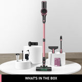 Cordless Vacuum Cleaner, 8 in 1 Powerful Suction Lightweight Vacuum Cleaner for Home, 55Kpa Powerful Suction，LED Display, 3 Suction Modes, 45Mins Detachable Battery Vacuum for Hard Floor Carpet Pet Hair - Extra Image