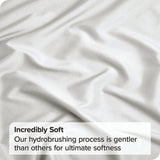4 Piece Bed Sheet Set- Bedding Sheets & Pillowcases -Breathable Bedding - Wrinkle, Fade, Stain Resistant-Deep Pocket Flat Fitted Bed Sheet Set(Raw white,King)