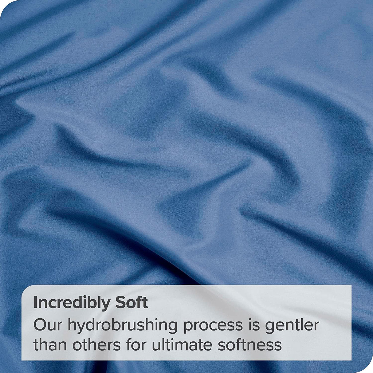4 Piece Bed Sheet Set- Bedding Sheets & Pillowcases -Breathable Bedding - Wrinkle, Fade, Stain Resistant-Deep Pocket Flat Fitted Bed Sheet Set(Ocean,King)