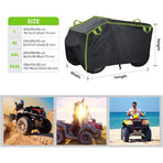 All-Weather ATV Cover Waterproof Breathable Outdoor Protection with Reflective Strips and Silver-Coated Sun Shield for Four-Season Storage (3XL)