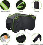 All-Weather ATV Cover Waterproof Breathable Outdoor Protection with Reflective Strips and Silver-Coated Sun Shield for Four-Season Storage (3XL)