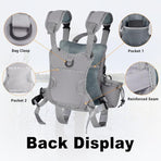 Lightweight Waterproof Fly Fishing Chest Pack with Multi-Pocket Storage and Quick-Access Design for Outdoor Stream Trout Angling and Wade Fishing Adventures (Grey)
