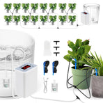 Smart Automatic Plant Watering Drip Irrigation System with Timer, Rechargeable Battery, Dual Spray & Drip Modes, Ideal for Indoor Potted Plants, Balcony Gardens, and Vacation Care (Water For 12 Plants)