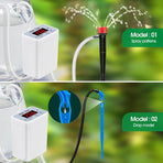 Smart Automatic Plant Watering Drip Irrigation System with Timer, Rechargeable Battery, Dual Spray & Drip Modes, Ideal for Indoor Potted Plants, Balcony Gardens, and Vacation Care (Water For 16 Plants)
