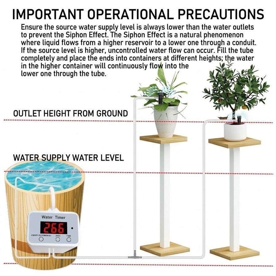 Smart Automatic Plant Watering Drip Irrigation System with Timer, Rechargeable Battery, Dual Spray & Drip Modes, Ideal for Indoor Potted Plants, Balcony Gardens, and Vacation Care (Water For 16 Plants)