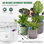 Smart Automatic Plant Watering Drip Irrigation System with Timer, Rechargeable Battery, Dual Spray & Drip Modes, Ideal for Indoor Potted Plants, Balcony Gardens, and Vacation Care (Water For 8 Plants)