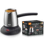 Electric Stainless Steel Coffee Kettle with Detachable Heating Base, 600W Fast Heating, Ideal for Home Office Brewing Coffee and Warming Small Beverages (Silver)