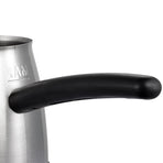 Electric Stainless Steel Coffee Kettle with Detachable Heating Base, 600W Fast Heating, Ideal for Home Office Brewing Coffee and Warming Small Beverages (Silver)