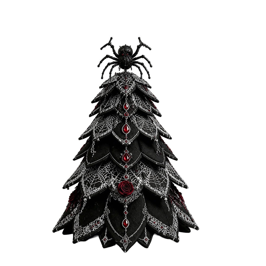 Spooky DIY Felt Halloween Tree Kit – Create a Whimsical Holiday Centerpiece with Pre-Cut Fabric, Plush Fill, and Adorable Ghostly Charms for Mantel, Desk, or Shelf Décor. (Ghost Castle)