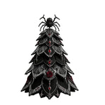 Spooky DIY Felt Halloween Tree Kit – Create a Whimsical Holiday Centerpiece with Pre-Cut Fabric, Plush Fill, and Adorable Ghostly Charms for Mantel, Desk, or Shelf Décor. (Large Spider)