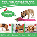 Interactive Plush Snuffle Mat for Dogs – Pineapple & Dragon Fruit Hide-and-Seek Treat Puzzle Toy, Mental Stimulation & Slow Feeding Enrichment for Indoor Play, Fun Nose Work Training Aid (Pineapple)