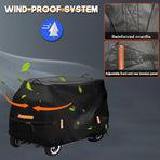 Keep Your Mobility Scooter Shielded from Rain, Sun, and Dirt with This Heavy-Duty, UV-Resistant Oxford Storage Cover — Perfect for Most 3- and 4-Wheel Scooters Parked Outdoors Year-Round (L)