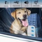 USB-Powered Pet Cooling Mat with Upgraded Fan Ventilation, Anti-Bite Cord, Breathable Mesh Surface for Dogs and Cats, Perfect for Floor, Sofa, or Car Seat Summer Comfort (Grey)