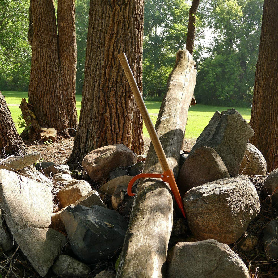 Versatile Outdoor Logging Tool Set with Hookaroon Chainsaw and Gloves for Efficient Timber Handling Pruning and Firewood Processing in Forest Environments (Log Tong)
