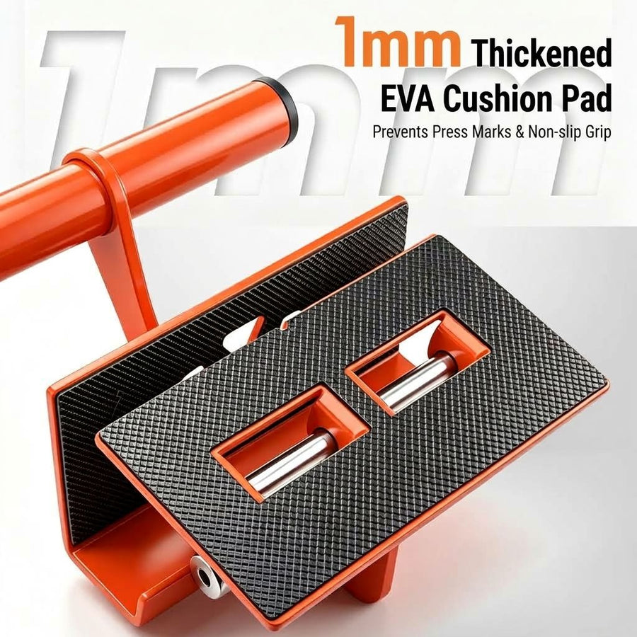 Stainless Steel Panel Carrier Clamp with EVA Anti-Slip Pads for Lifting Wood Tile Stone Boards in Construction Renovation and DIY Projects (2PCS)