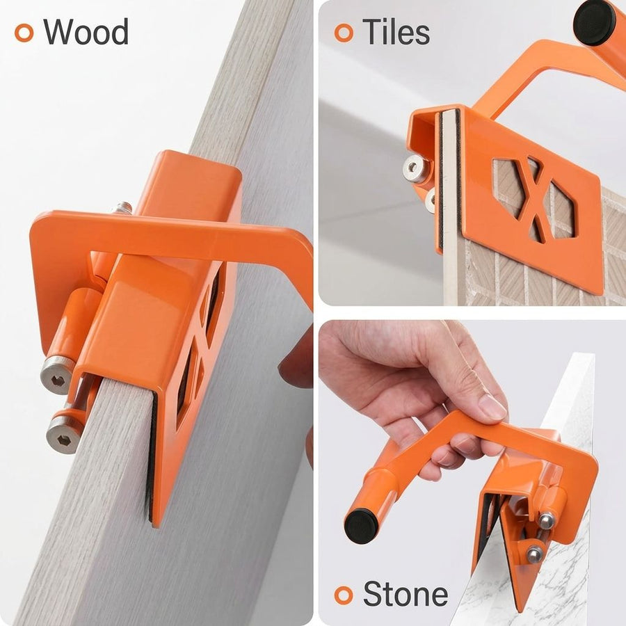 Stainless Steel Panel Carrier Clamp with EVA Anti-Slip Pads for Lifting Wood Tile Stone Boards in Construction Renovation and DIY Projects (2PCS)
