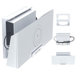 2 in 1 Router Mount for Starlink Gen 3 Wall Mount and Power Supply Mounting Kit Accessories, Space Saving Bracket Holder for RV Living Room Office Cafe Boat (White)