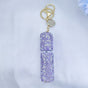 Portable Rhinestone Perfume Atomizer Keychain Refillable Spray Bottle for Travel Purse Bag Decoration and On the Go Fragrance Touch Ups (Purple)