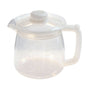 Food-Grade Silicone Multi-Purpose Milk Pitcher with Measuring Scale, Microwave & Freezer Safe, Leak-Proof Rotating Lid, Ergonomic Handle for Baby Formula, Coffee, Oil & Liquid Storage in Home Kitchen (Transparent)