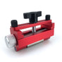 Adjustable Honing Guide Jig for Woodworking Chisels and Planer Blades with Rolling Roller and Knurled Knobs for Consistent Sharpening Angles on Stones (Upgraded Model)