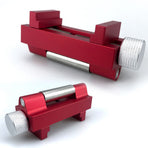 Adjustable Honing Guide Jig for Woodworking Chisels and Planer Blades with Rolling Roller and Knurled Knobs for Consistent Sharpening Angles on Stones (Upgraded Model)