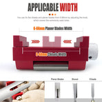 Adjustable Honing Guide Jig for Woodworking Chisels and Planer Blades with Rolling Roller and Knurled Knobs for Consistent Sharpening Angles on Stones (Upgraded Model)