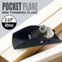 Compact Pocket Hand Planer for Woodworking, Mini Trimming Tool with Adjustable Blade for Model Making, Carving and Small Wood Surface Smoothing Tasks (Woodworking Plane (with 1 blade included))