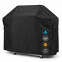 Universal Outdoor Grill Cover Waterproof UV Resistant Dustproof Barbecue Protector with Adjustable Straps for Rectangular Round Kettle and Portable Grills (420D, Q1000)