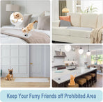 Static Pet Training Mat with Rechargeable Magnetic Controller for Cats and Dogs – Waterproof, Flexible, and Washable Indoor Deterrent Pad for Sofa, Bed, Couch, Kitchen Counter, and Doorway Area Restriction Training (30*16in)