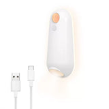 2-in-1 Motion Sensor Night Light with Toilet Light Function, 8 Color RGB Glow, Waterproof Rechargeable LED Lamp for Nighttime Use in Bathroom, Stairway, Hallway, and Bedside (1PCS)
