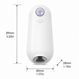 2-in-1 Motion Sensor Night Light with Toilet Light Function, 8 Color RGB Glow, Waterproof Rechargeable LED Lamp for Nighttime Use in Bathroom, Stairway, Hallway, and Bedside (3PCS)