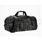 Versatile Tactical Duffle Bag with Convertible Backpack Straps, Water-Resistant 600D Nylon, MOLLE System, 45L Capacity for Camping, Hiking, Gym, and Travel (Camouflage)