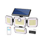 Brighten your outdoors with this four-head solar motion sensor wall light, featuring 333 super-bright LEDs, adjustable panels, and a separate solar panel for flexible installation. Perfect for front doors, garages, patios, and pathways, it delivers powerf