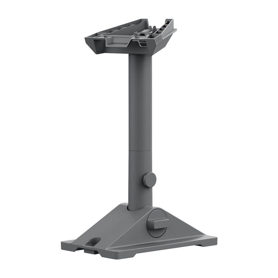 Adjustable Roof Mount Bracket with 180° Pivot and 360° Rotating Mast for Standard Gen 3 Dish and Small Electronic Devices, Heavy Duty Outdoor Installation Kit with Cable Management (DarkGrey)