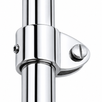 Marine Bimini Top Jaw Slide Fitting for Boat Canopy Support Poles, Mirror Polished Stainless Steel Hardware Connector for Yacht and Dinghy Frame Assembly (32mm)