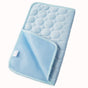 Pet Cooling Mat with Circular Quilted Pattern, Breathable Mesh Fabric and Soothing Gel Layer for Summer Lounging on Sofas, Floors, Crates, Beds, Car Seats and Outdoor Areas (Light Blue, XL)