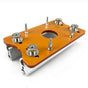 Multi-Function Router Slotting Jig with Adjustable Base for Woodworking Trimming, Grooving, and Hidden Fastener Installation on Boards and Panels (2nd Gen Slotting Plate)
