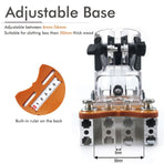Multi-Function Router Slotting Jig with Adjustable Base for Woodworking Trimming, Grooving, and Hidden Fastener Installation on Boards and Panels (2nd Gen Slotting Plate)