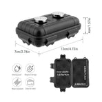 Waterproof Magnetic Car Storage Box for Outdoor Travel, Underbody Hidden Stash Case with Foam Lining, Portable Magnet Tool Organizer for Camping and Tactical Use (12*7*4cm)
