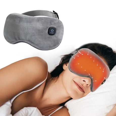 Wireless Smart Heated Eye Mask with 3-Temperature Control, Ergonomic Design for Eye Relief, Ideal for Sleep,, image 13