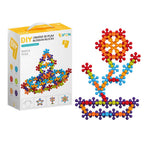 3D Plum Blossom Building Blocks for Kids – DIY Creative Puzzle Toy for Ages 3+ with 112, 302, or 902 Pieces, Safe Plastic, Reusable Storage Bag, and Idea Guide for Endless Fun (112PCS)