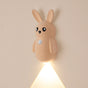 Adorable bunny-shaped motion sensor wall light with magnetic mounting, flicker-free LED, and three color temperatures—perfect for bedrooms, hallways, and staircases to create a warm, hands-free glow at night. (Blush, 3PCS)