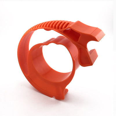 Handheld Masking Tape Dispenser with Tear-Off Serrated Edge and Assorted Color Paper Tape Rolls for Painting, DIY Crafts, Labeling, and Surface Protection Tasks (Grout Tool Only(Orange))